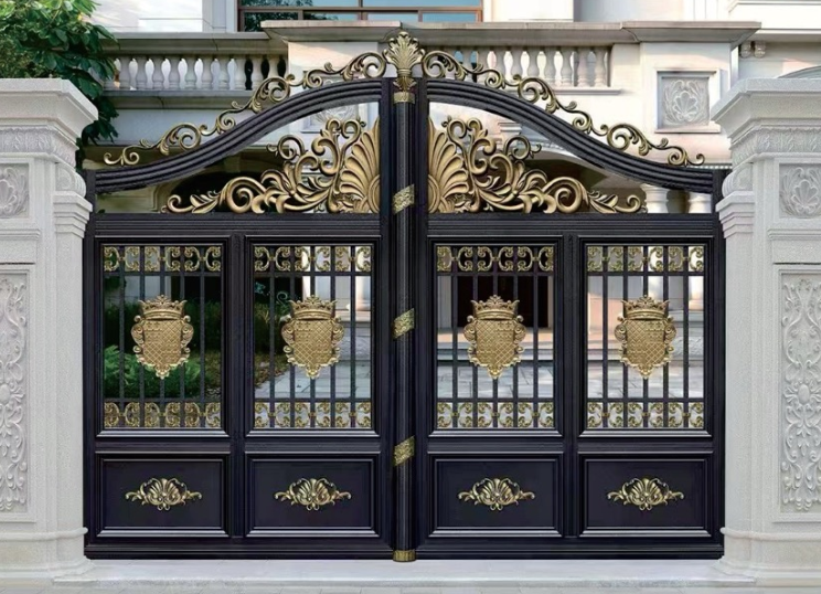 北京別墅院門(mén)定制款鋁合金材質(zhì)